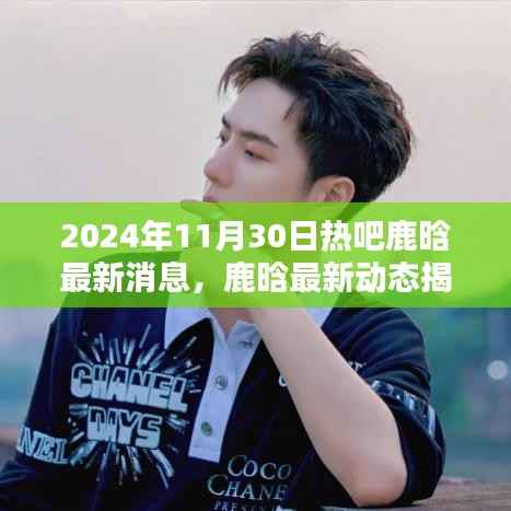鹿晗最新动态独家报道,揭秘鹿晗热吧消息,2024年11月30日更新