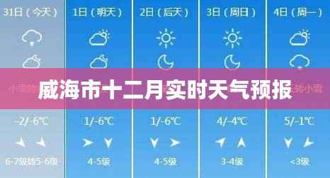 威海市最新十二月天气预报