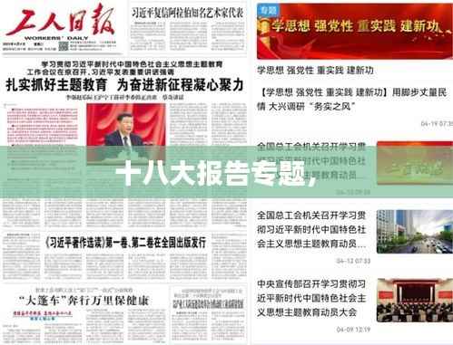十八大报告专题,